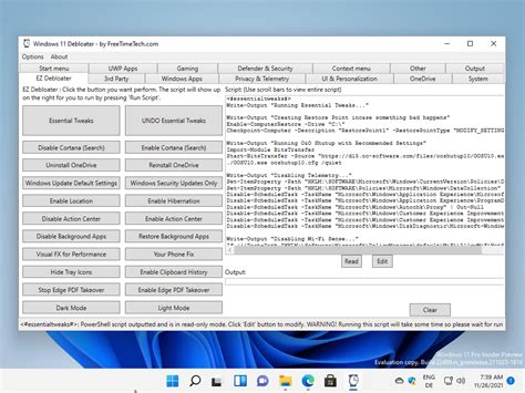 This way you will be able to launch Registry Editor. . Windows 11 reg tweaks